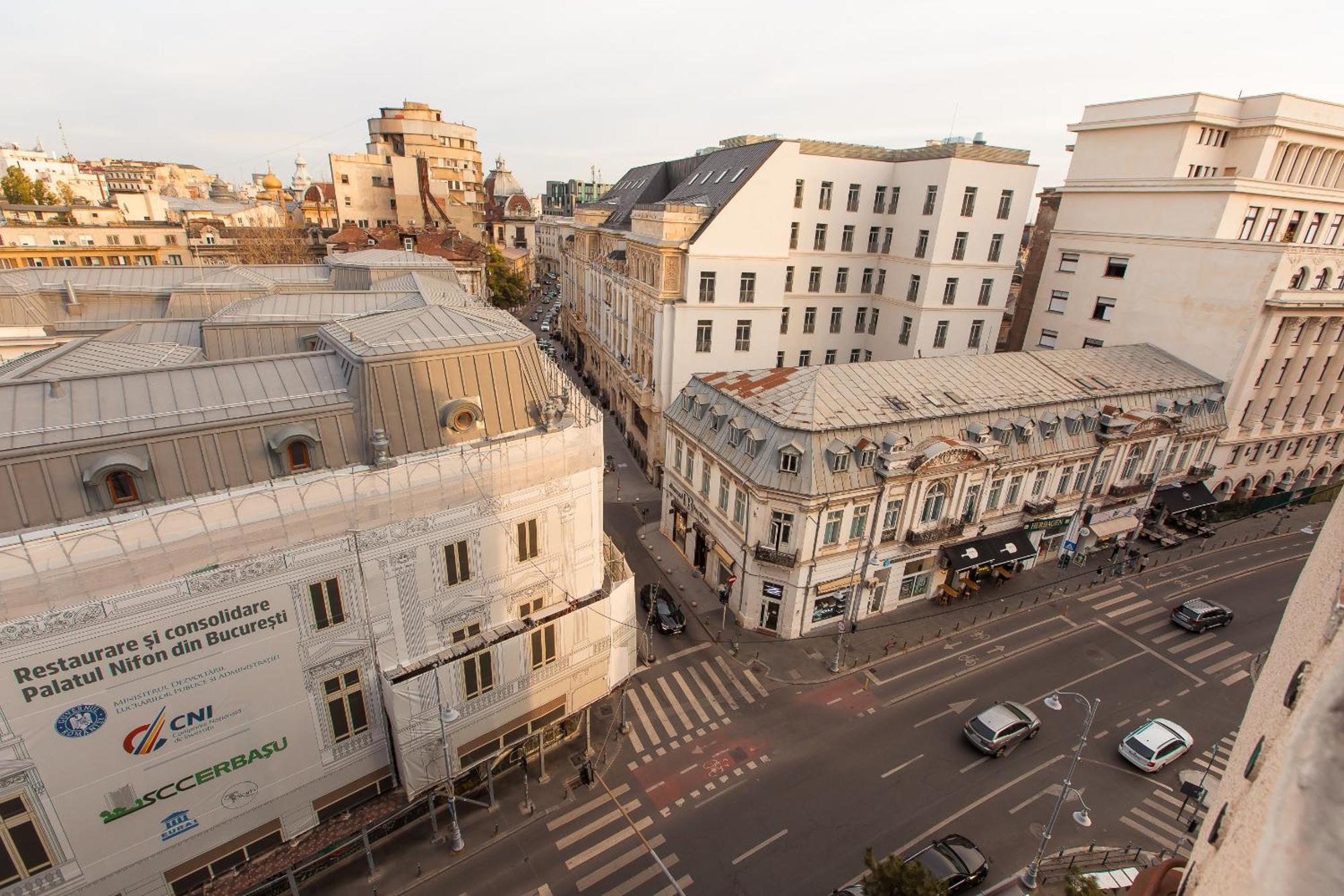 Royalty Apt With City Views On Calea Victoriei Bucureşti Ngoại thất bức ảnh